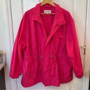 Fun Ava & Viv Hot Pink Windbreaker